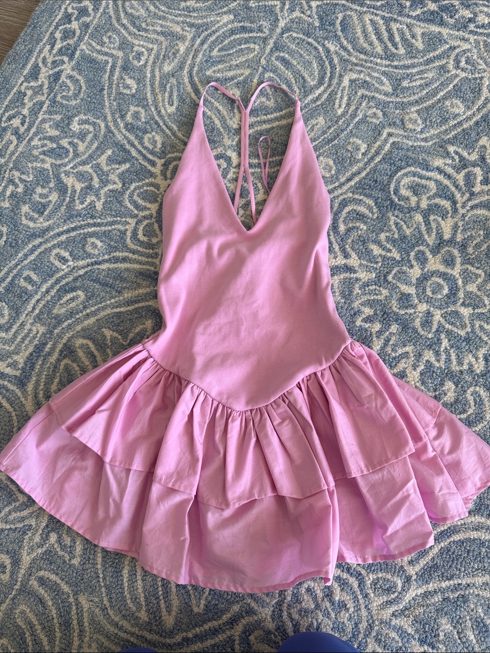 Pink Ruffle Dress